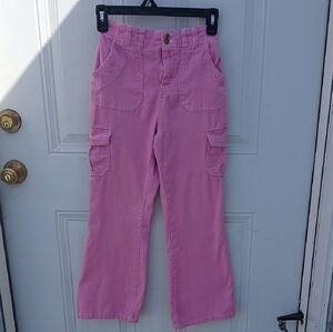 Stylish Pink Cargo Joggers for Girls